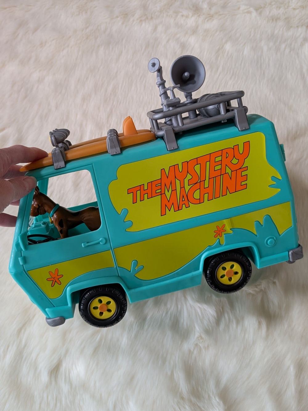 Like New! Scooby Doo Mystery Machine Van Toy w/ Scooby Doo Figure